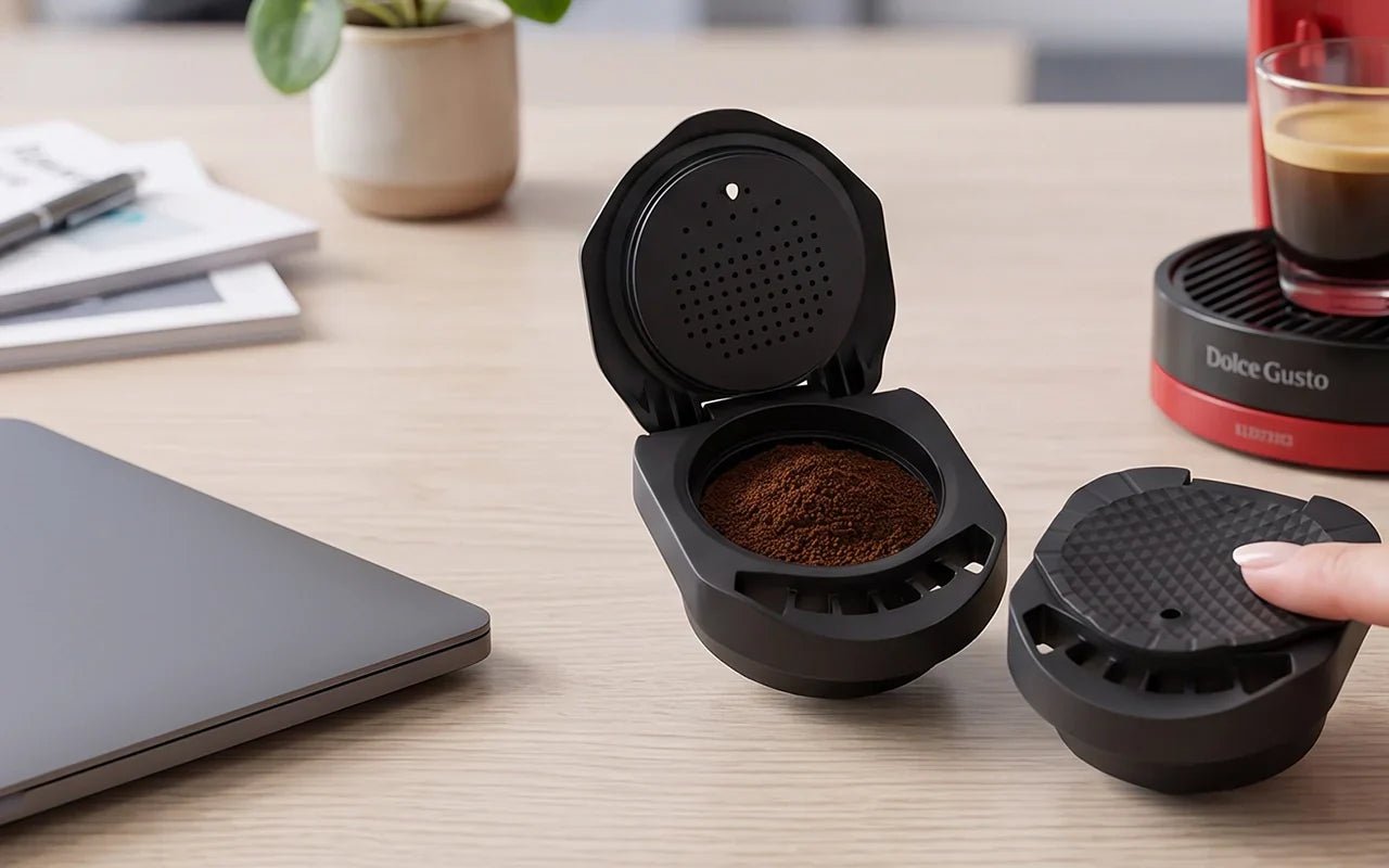 iCafilas: disfruta tu café favorito con cápsulas recargables para Dolce Gusto