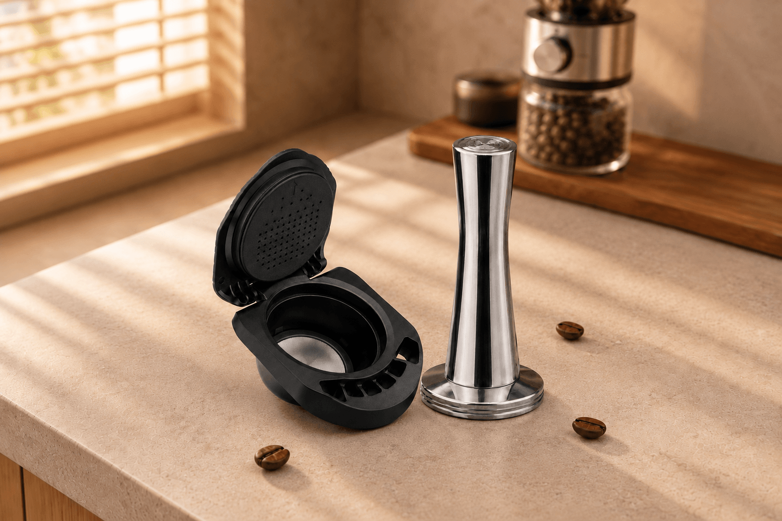 Kit Cápsula Dolce Gusto Recargable + Tamper - Gallery 1