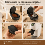 Cápsulas Dolce Gusto Recargables Premium + Tamper de Acero - Thumbnail 3