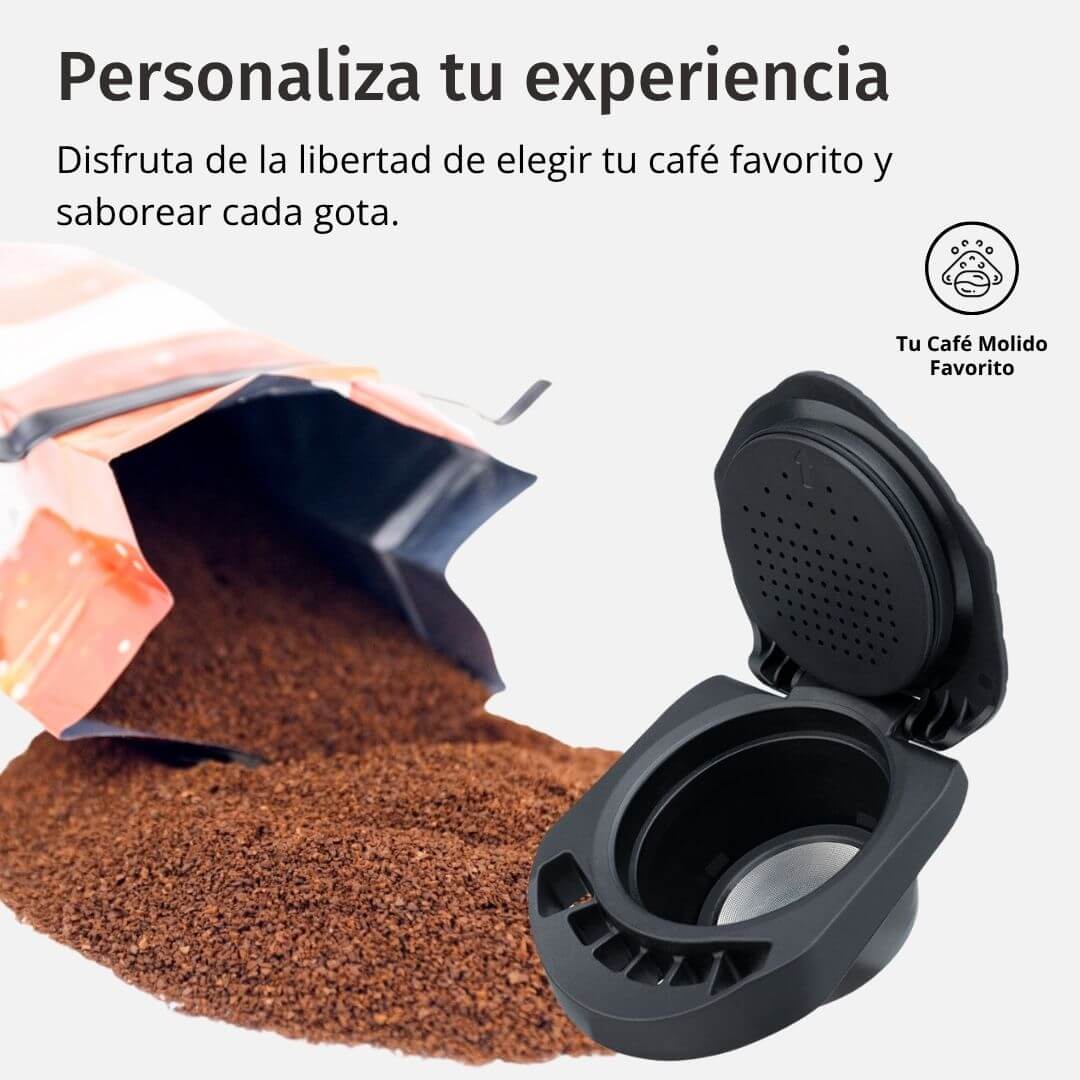 Cápsula Reutilizable Para Cafeteras Dolce Gusto - Cafe Molido Fino