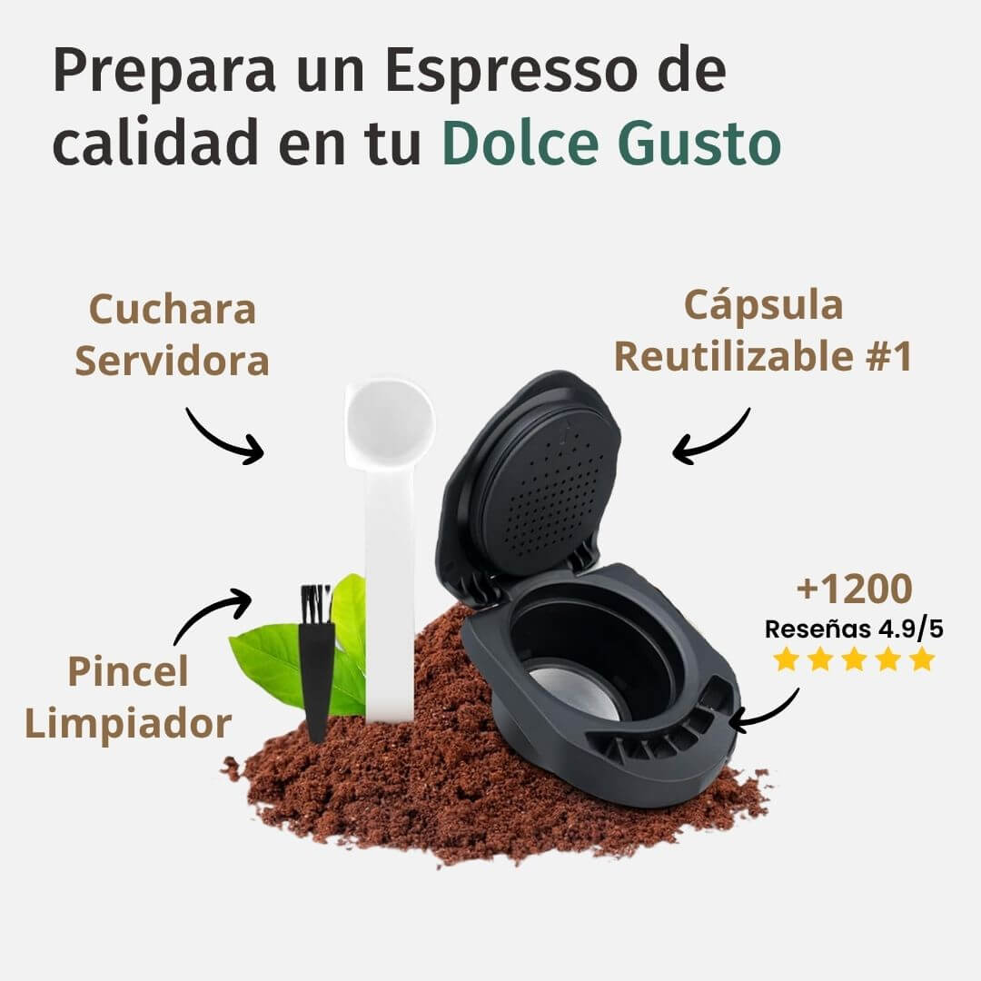 Cápsula Reutilizable Para Cafeteras Dolce Gusto - Beneficios y Accesorios