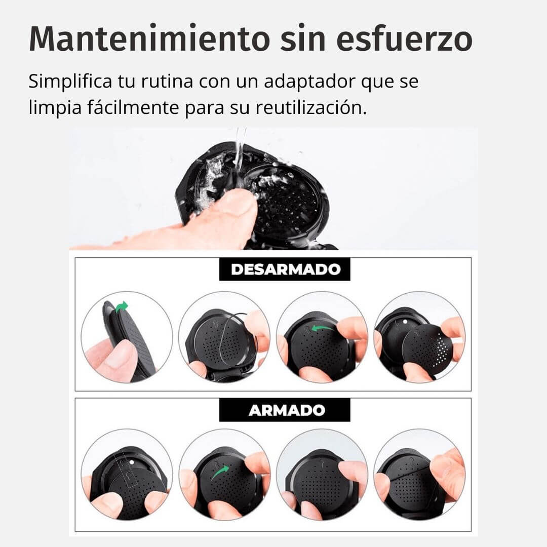 Cápsula Reutilizable Para Cafeteras Dolce Gusto - Mantenimiento Ensamblado Liga Selladora