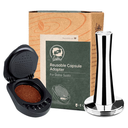 Cápsulas Dolce Gusto Recargables Premium + Tamper de Acero