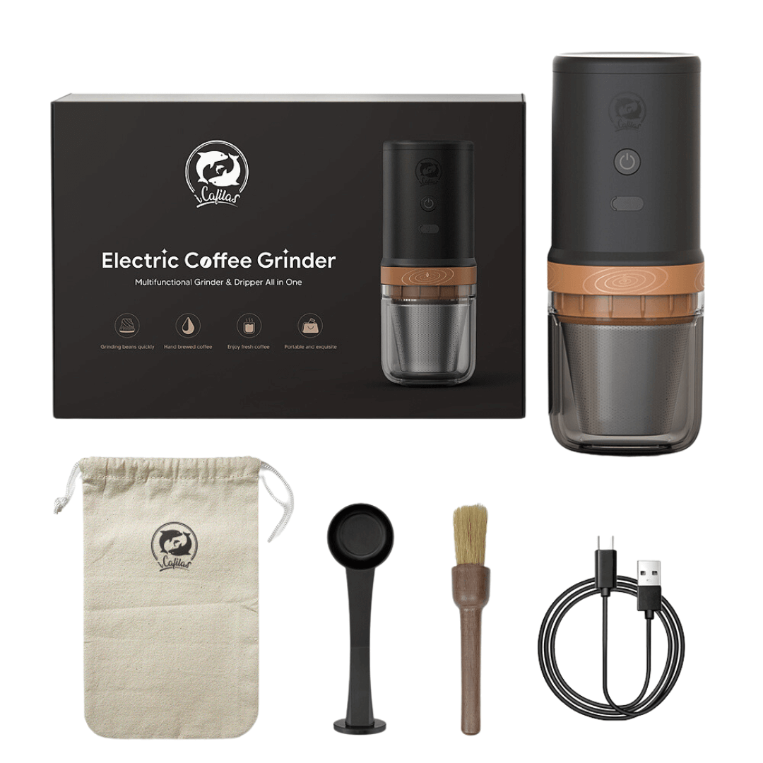 Cafetera Portátil iCafilas Coffee Grinder + Pour Over Dripper - iCafilas
