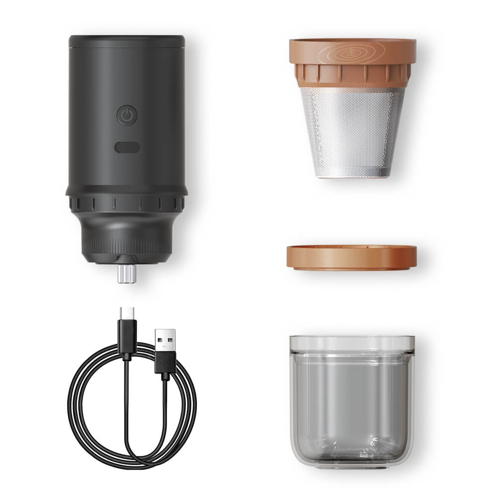 Cafetera Portátil iCafilas Coffee Grinder + Pour Over Dripper - iCafilas