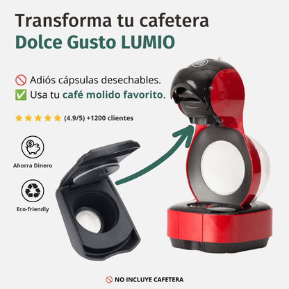 Cápsulas Dolce Gusto Recargables Premium LUMIO